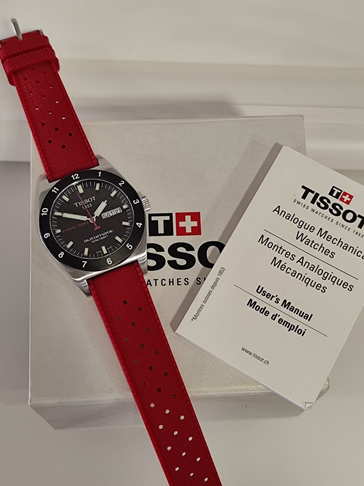 Tissot prs 516 automatic black watch