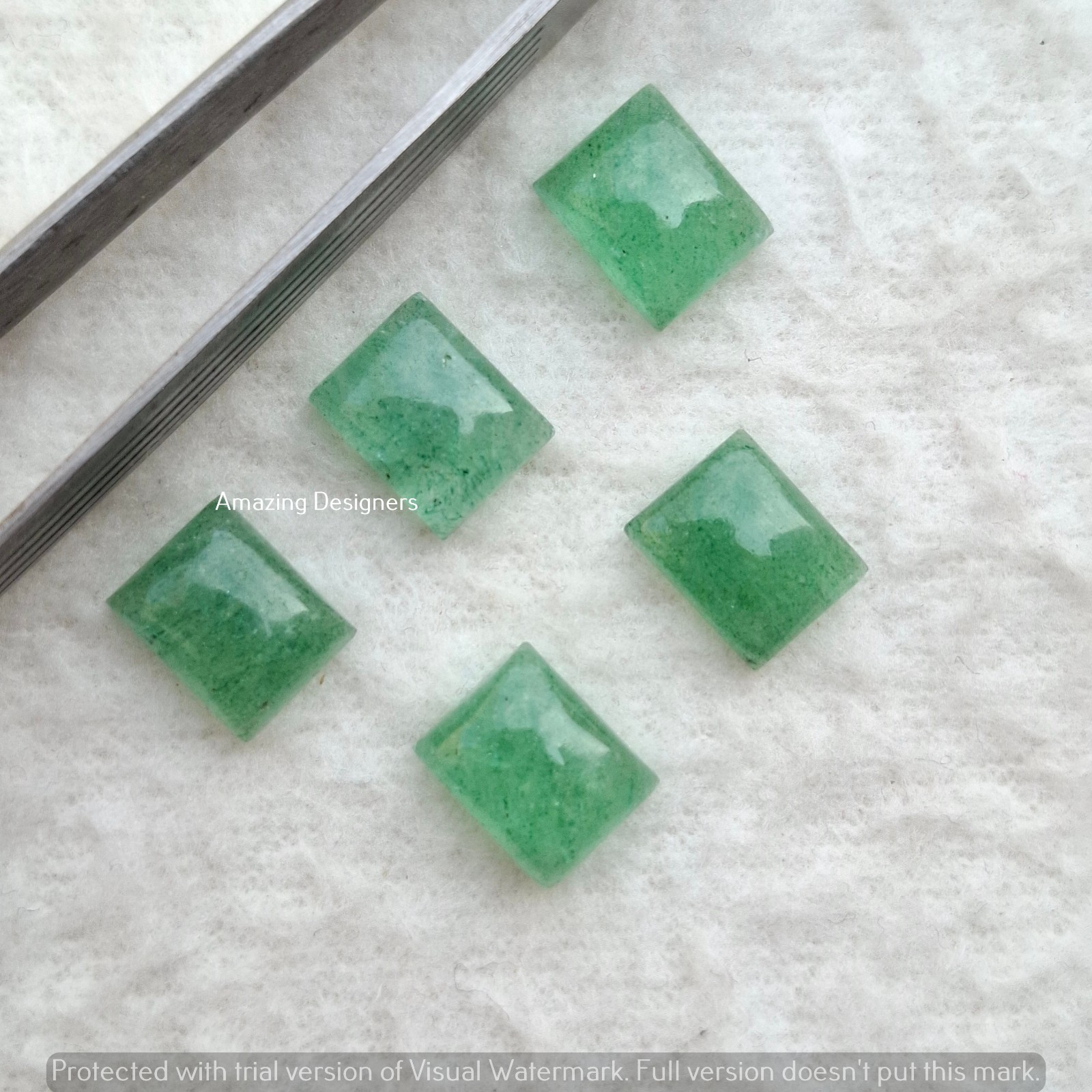 Natural Green Aventurine Rectangle Cabochon 6x8mm to 20x25mm Loose Gemstone