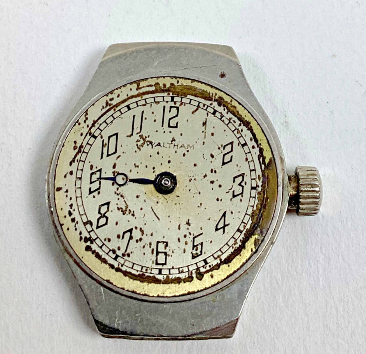 Vintage 1923 Lady Waltham 10L 15 Jewel Movement Runs Spare Part Repair READ