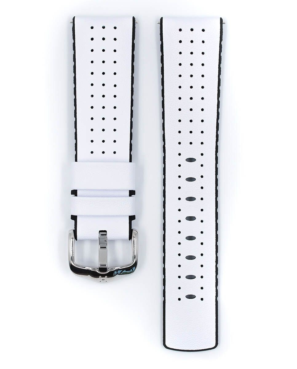 Watch strap deer tiger calfskin rubber 18 mm, 20, 21 mm, 22 mm, 24 mm DE
