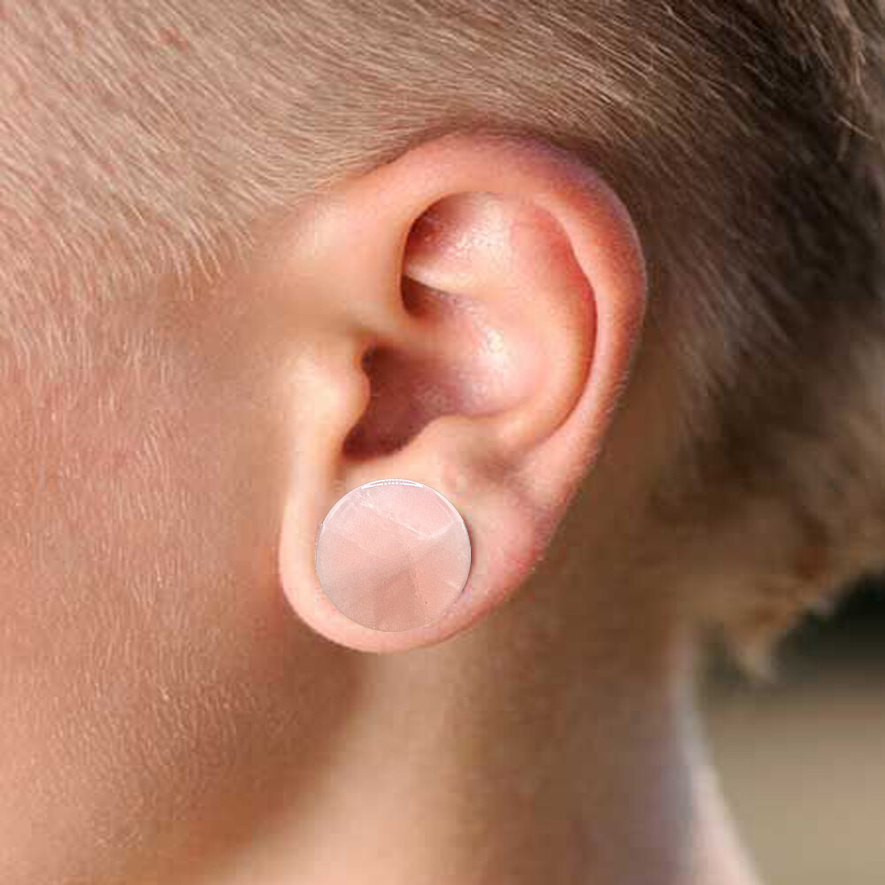 Pair of Single Flare Stone Plugs gauges organic Size 8ga to 5/8 Inch Choose Size