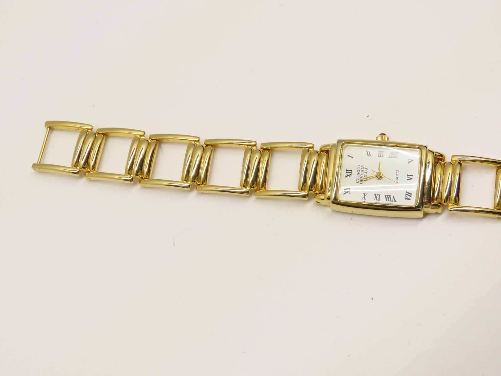 Giorgio Beverly Hills Watch Tested New Battery Quartz Bezel D6213