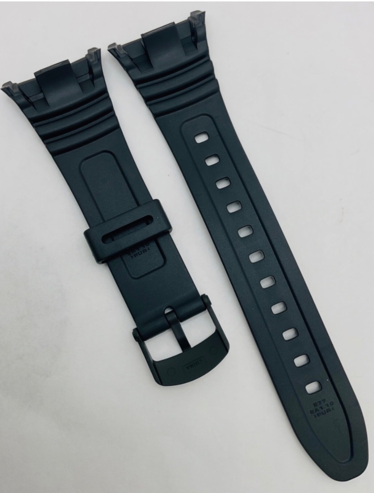 CASIO W-96H-1BV Original BLACK Rubber Watch BAND Strap W-96-2AVH