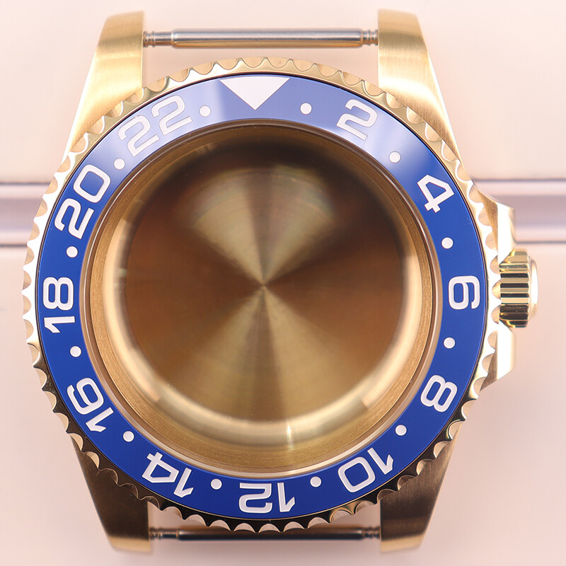 40mm Stainless Watch Case Sapphire Bezel Insert For Seiko NH34 NH35 NH36 ETA2824