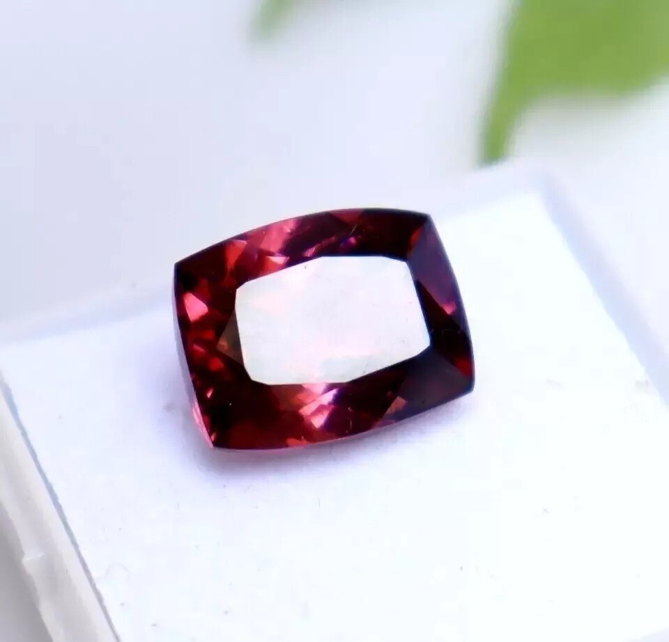 Cushion Shape Hessonite Garnet Certified Loose Gemstone 9 To 11 Ct