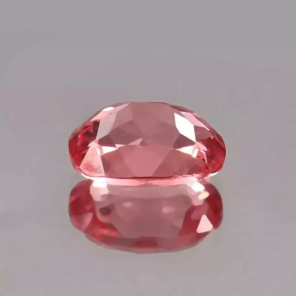 Padparadscha Sapphire Ceylon 9-10 Ct Cushion Cut Natural EGL Loose Gemstone