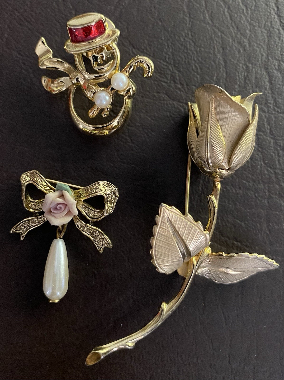 Vintage to Modern Rhinestone Mixed Metal Brooch Pin Lot – Set of 19 Brooches