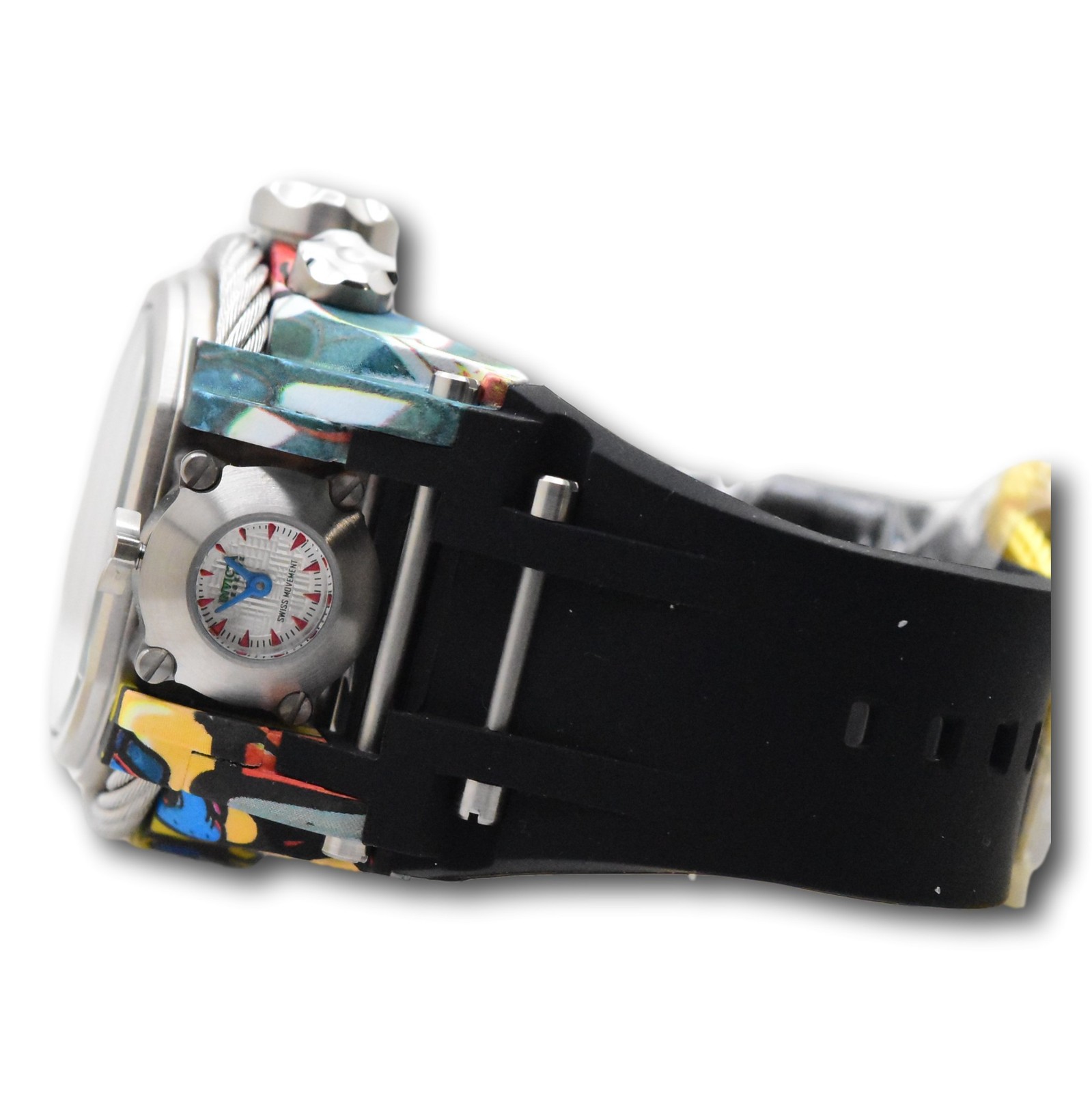 Invicta Reserve Bolt Zeus Magnum 52mm Graffiti Hydroplated Chrono Watch 32803