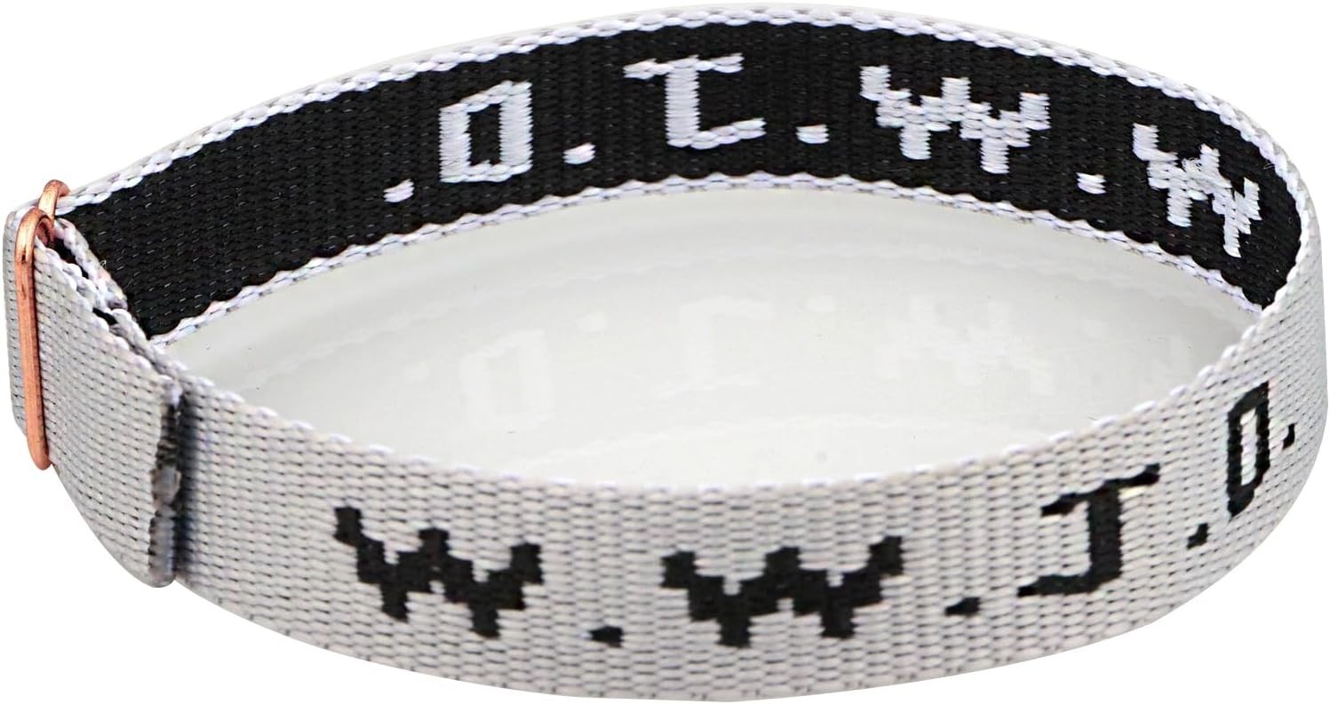 WWJD Colorful Woven Bracelets – 5 Adjustable Christian Wristbands for All Ages