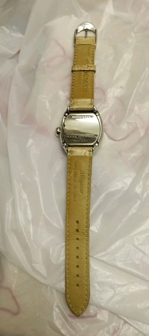 LOCMAN NUOVO Watch Italy Vintage Hand Made White Alligator