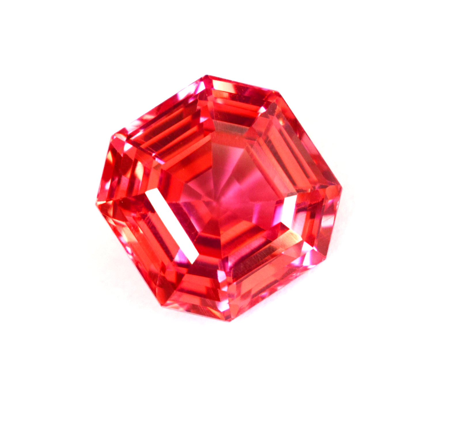 Captivating Beauty Of 10-12 CT Natural Radiant Cut Pink Padparadscha Sapphire