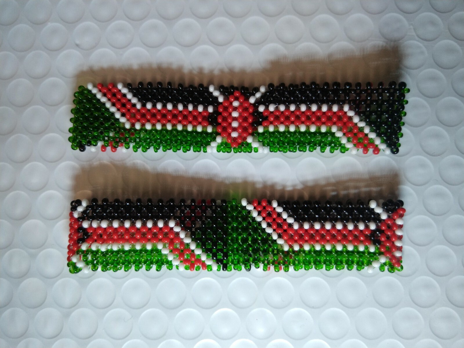 Fine Beaded Flag Bracelets Kenya Uganda Tanzania Newest Designs Free Shipping
