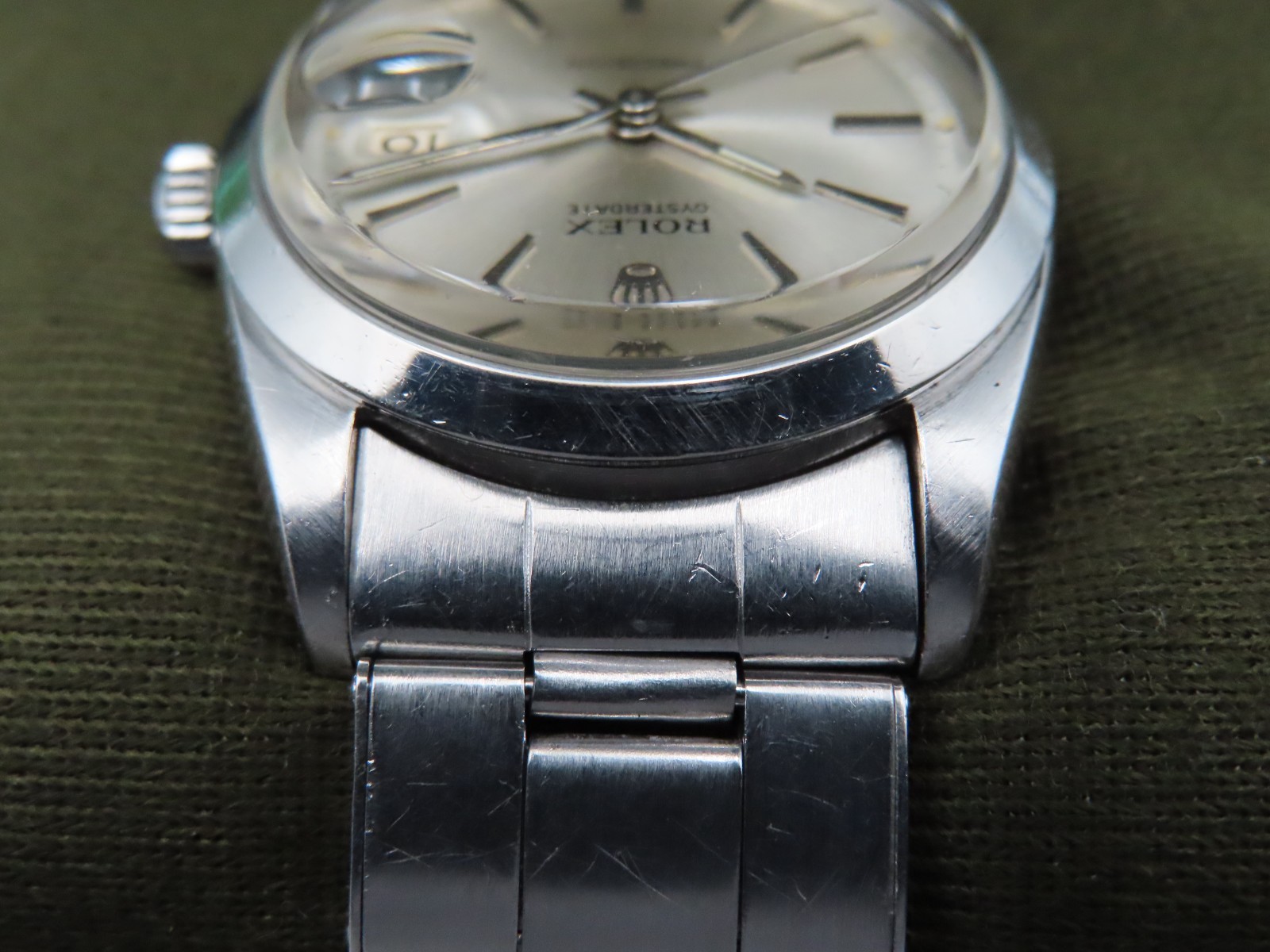 Rolex Oysterdate Precision 6694 Manual Wind Vintage 1966 Wristwatch Cal. 1215