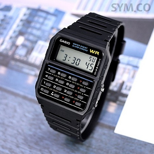 Casio Mens Watch CA-53W-1Z CA-53 Casio Retro Men Calculator Original New
