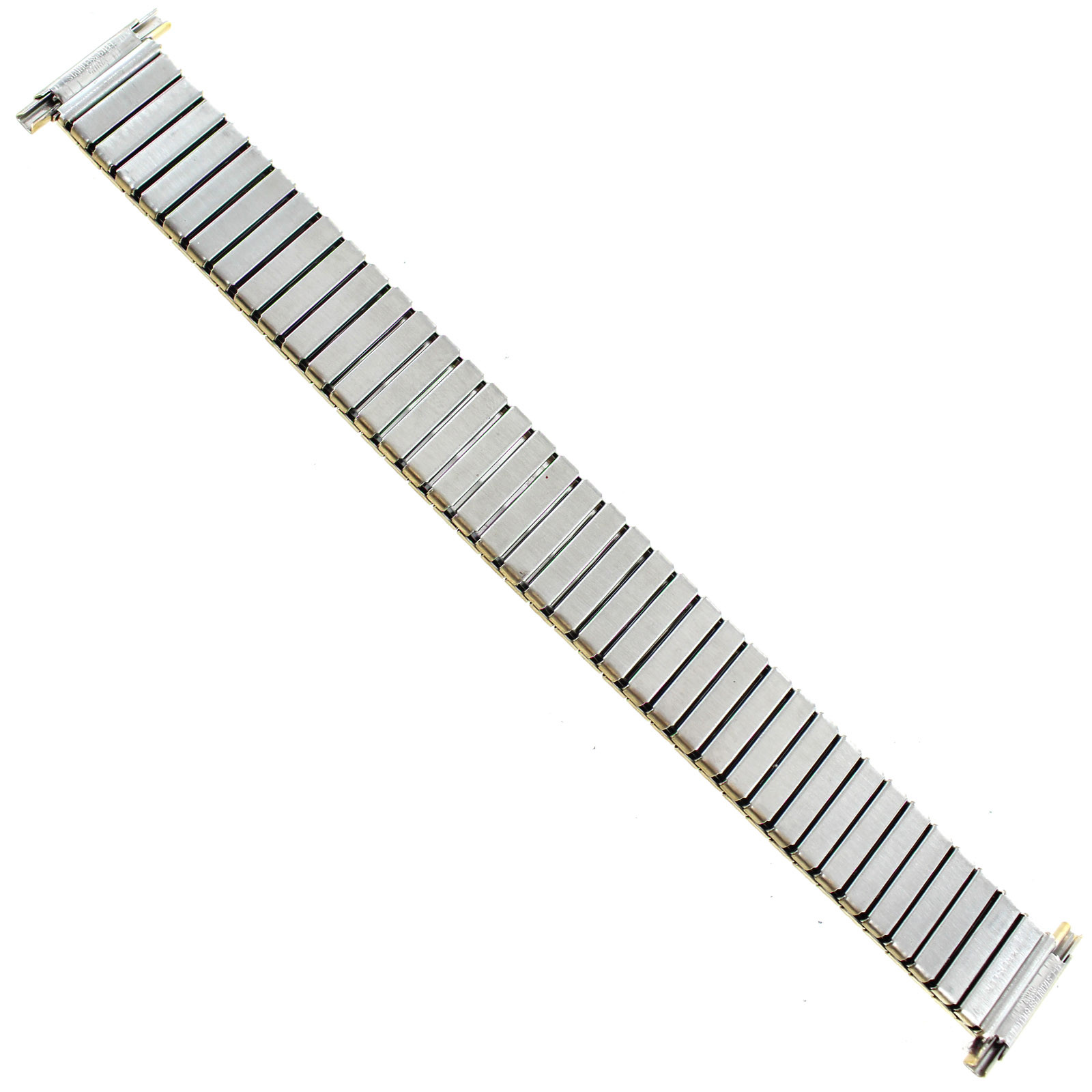 16-21mm Kreisler Mens Gold Tone Dura Flex Stainless Steel Watch Band