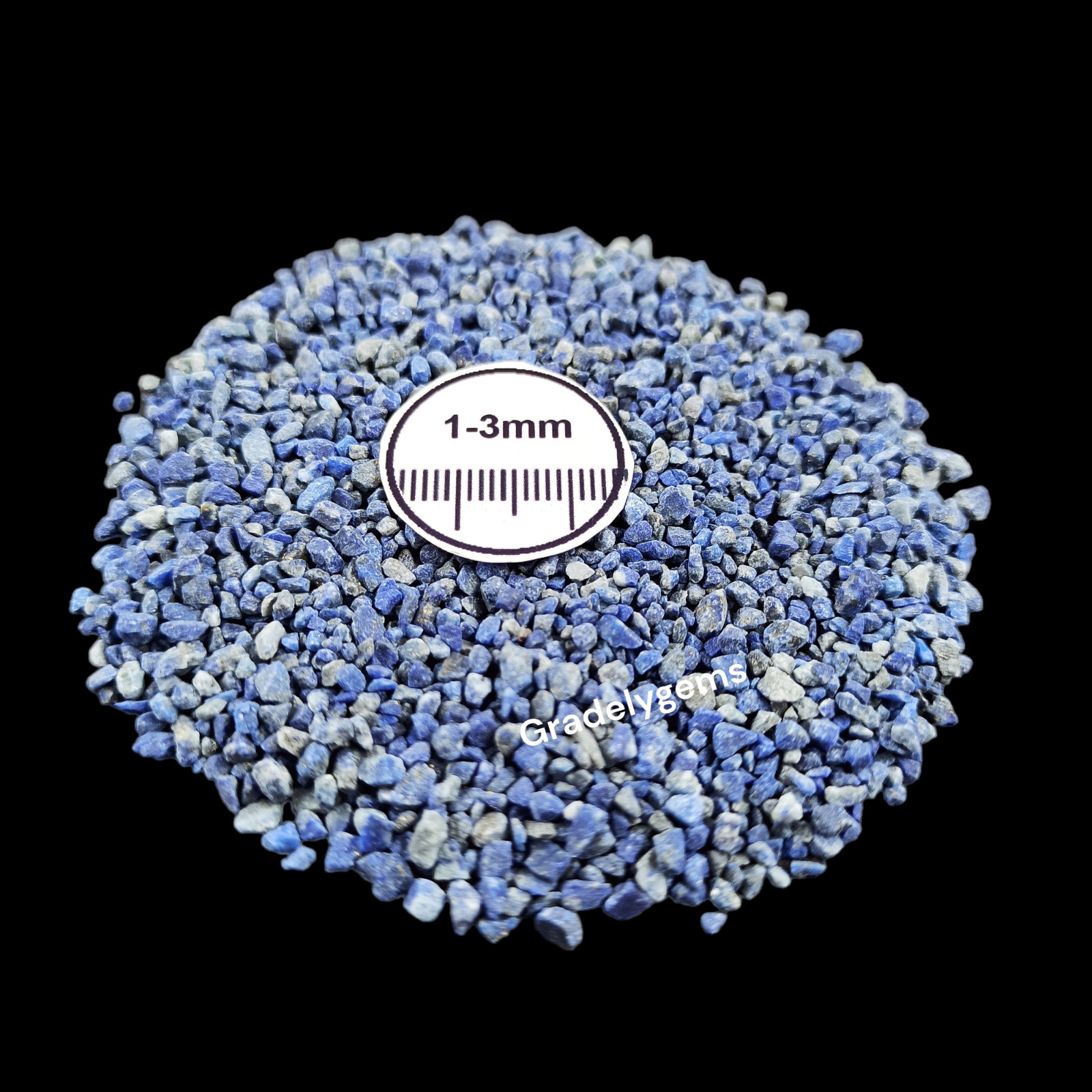 Lapis Lazuli Gemstone Crushed Powder – Royal Blue Radiance for Resin Art, Crafts