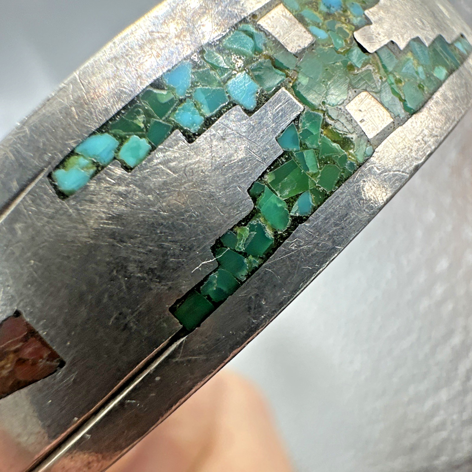 Vtg Early Tommy Singer Cuff Bracelet Sterling Sz 5.5 – ~6 Navajo 34.2g 13.5mm