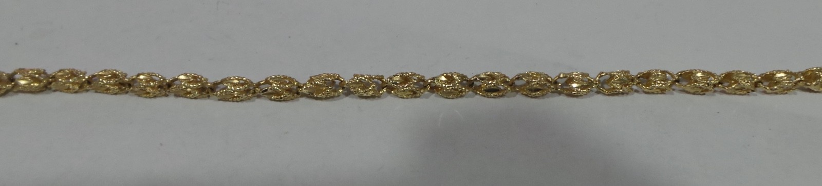 Solid 14k 585 Yellow Gold 20″ Turkish Link Chain Necklace 17.2g 3.8mm