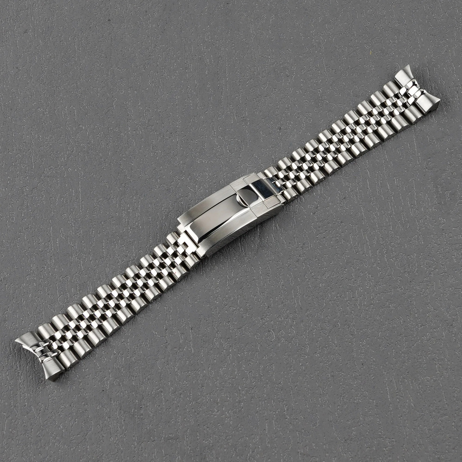 For Seiko 5 Sports SRPK29 31 33 20mm Jubilee Steel Watch Band Strap Oyster Clasp