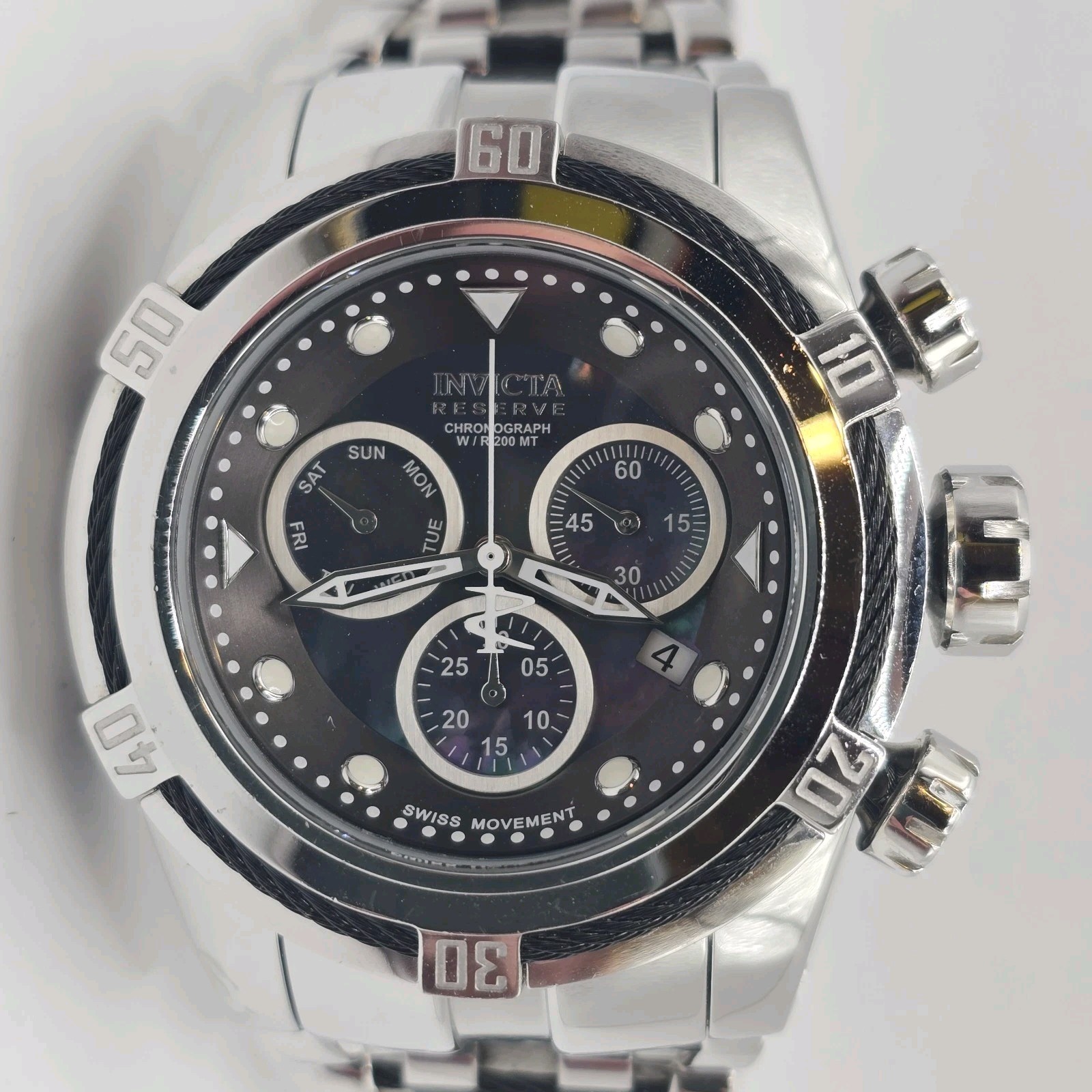 Invicta Reserve Bolt Zeus Chronograph Men’s Watch 53mm 26188 Swiss Made