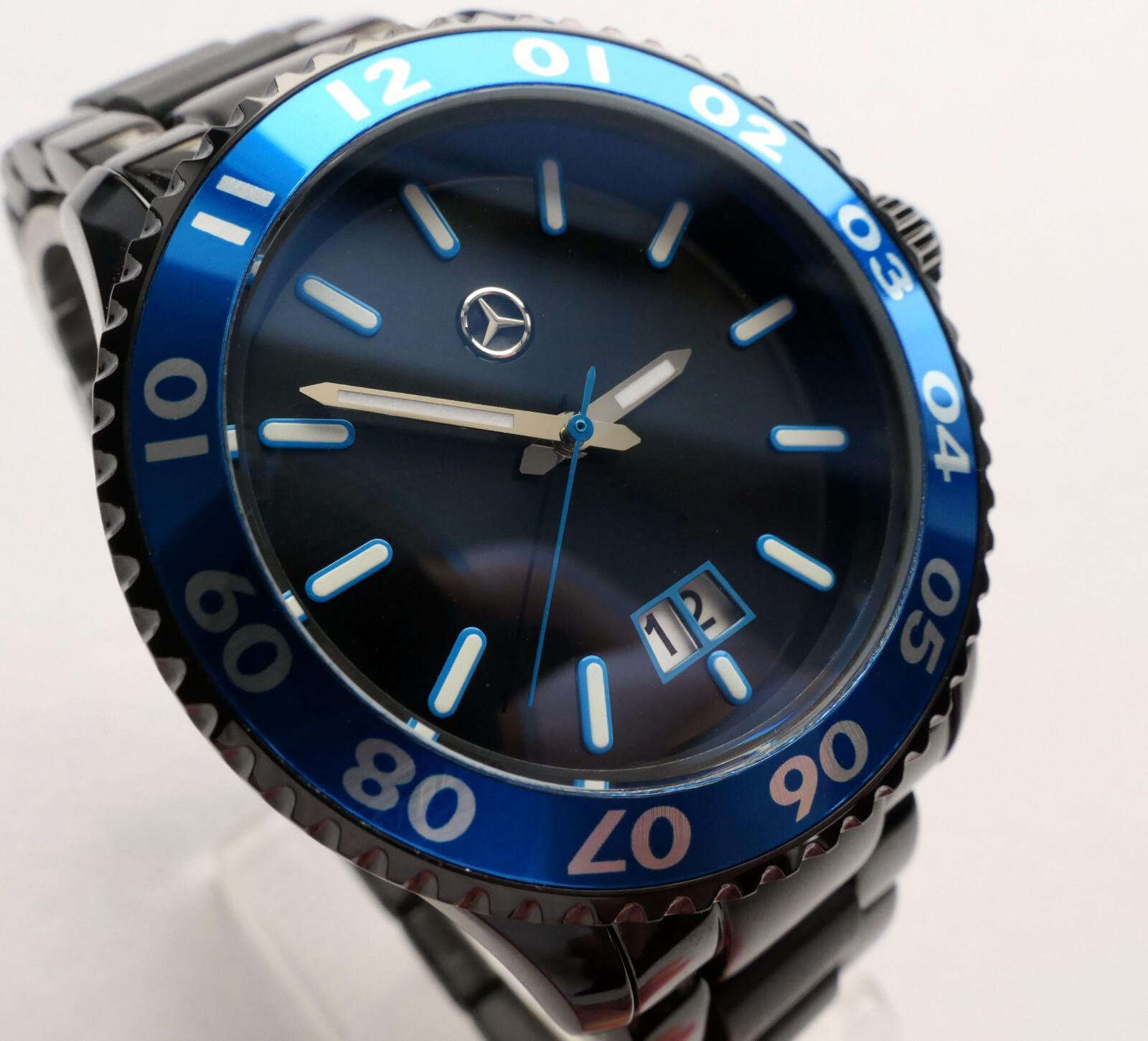 Mercedes Benz Motorsport AMG DTM Racing Black Edition GMT Design Sport Watch