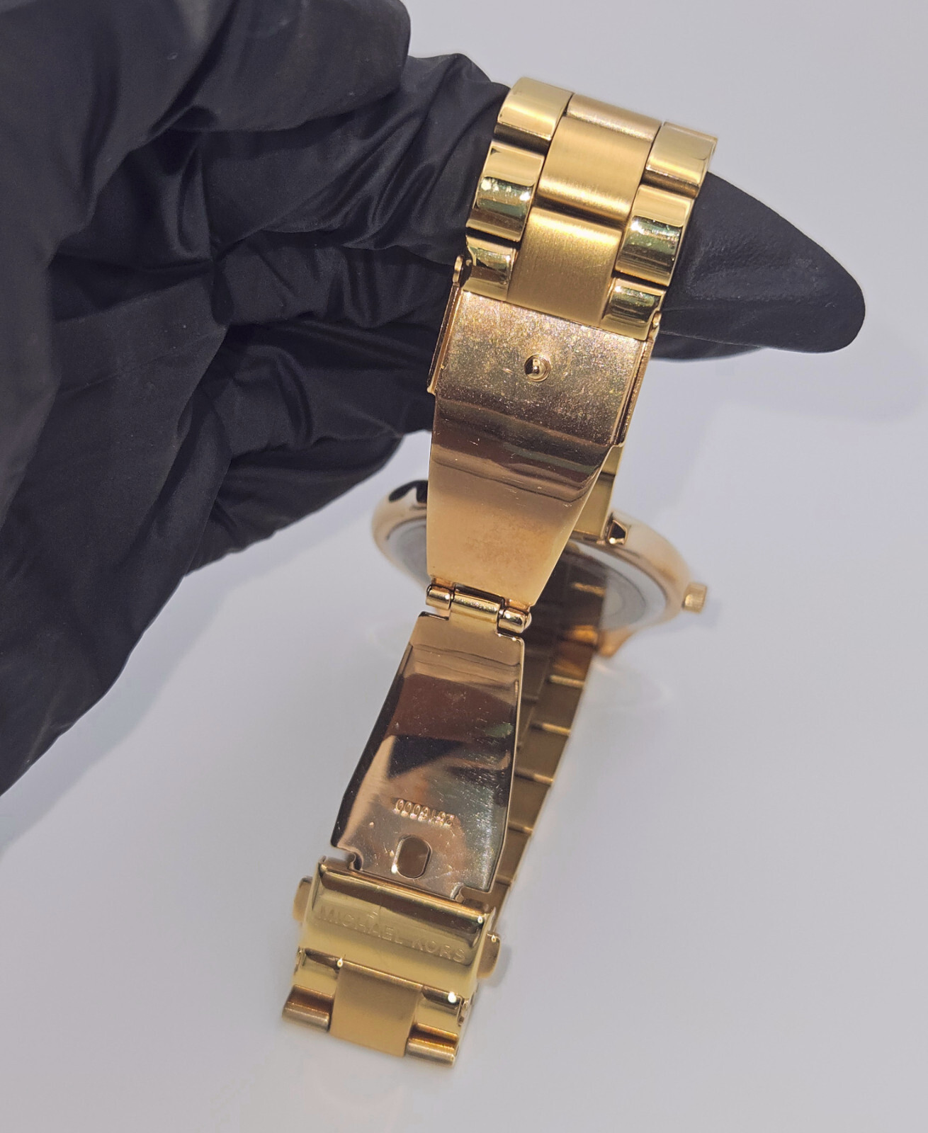 Michael Kors Argyle Gold Stainless Steel Watch with Rose Gold Dial MK3336