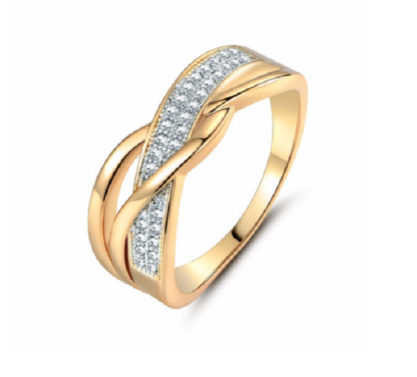0.30Ct Lab Created Round Diamond Half Eternity Wedding Ring 14K Yellow Gold Over