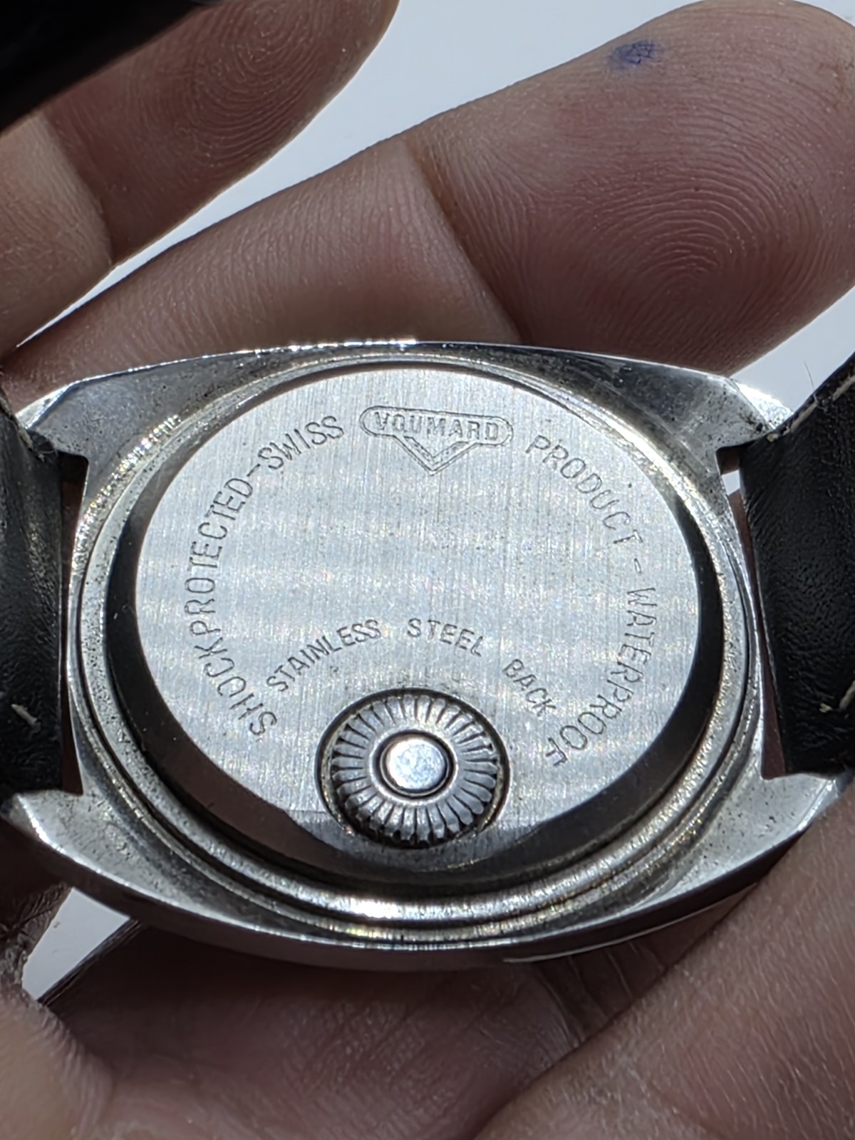 Voumard 2000 Men’s Mechanical Wristwatch Vintage Rare Working Watch