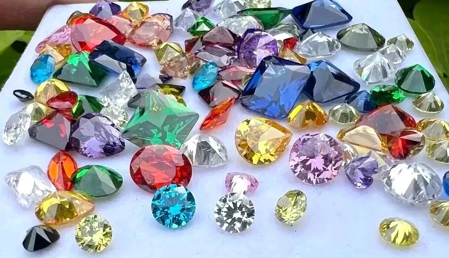 50 Ct+ Mix Cut Multicolor Certified Natural Cambodian Zircon Lot Loose Gemstone