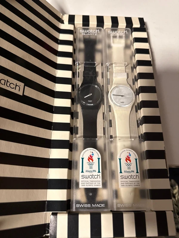 Swatch Special 1995 500pcs Limited – Inline Roller – Black & White Set