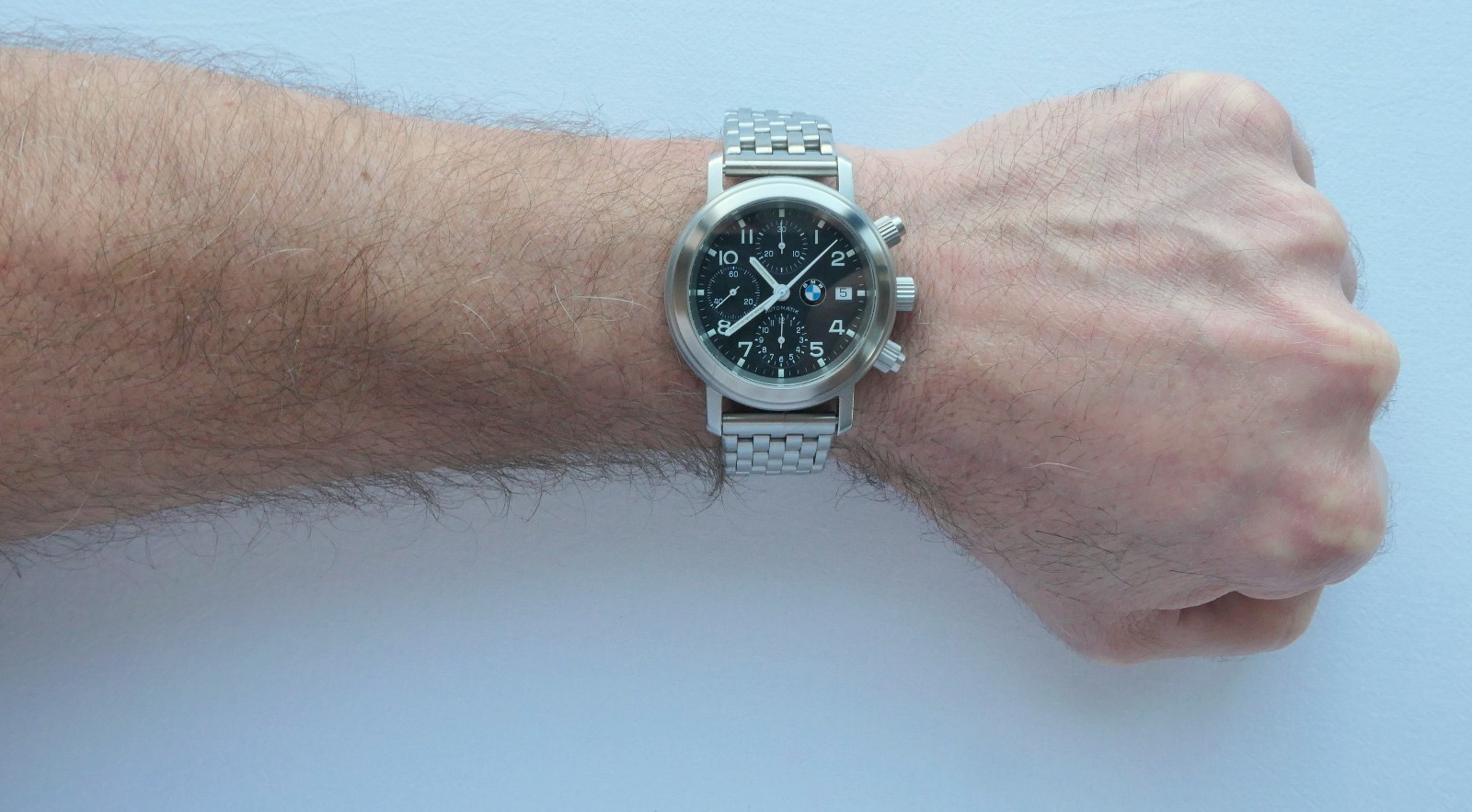 BMW Classic Driver Sport Car Accessory Automatic Valjoux 7750 Chronograph Watch