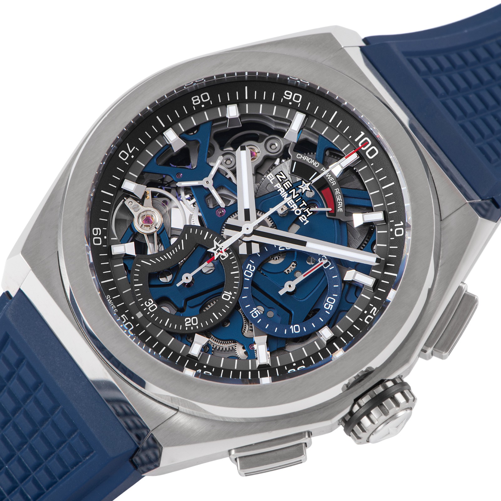 ZENITH Defy El Primero 21 95.9002.9004/R/78.R590 titanium Free Shipping with Box