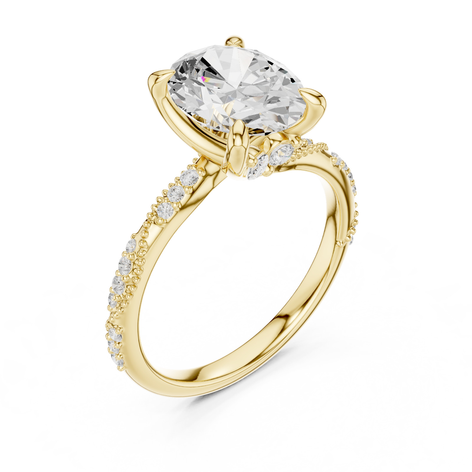30+ Women’s Ring Gold CAD Files Bundle 3DM STL Designs Rose, White, Yellow LR-43