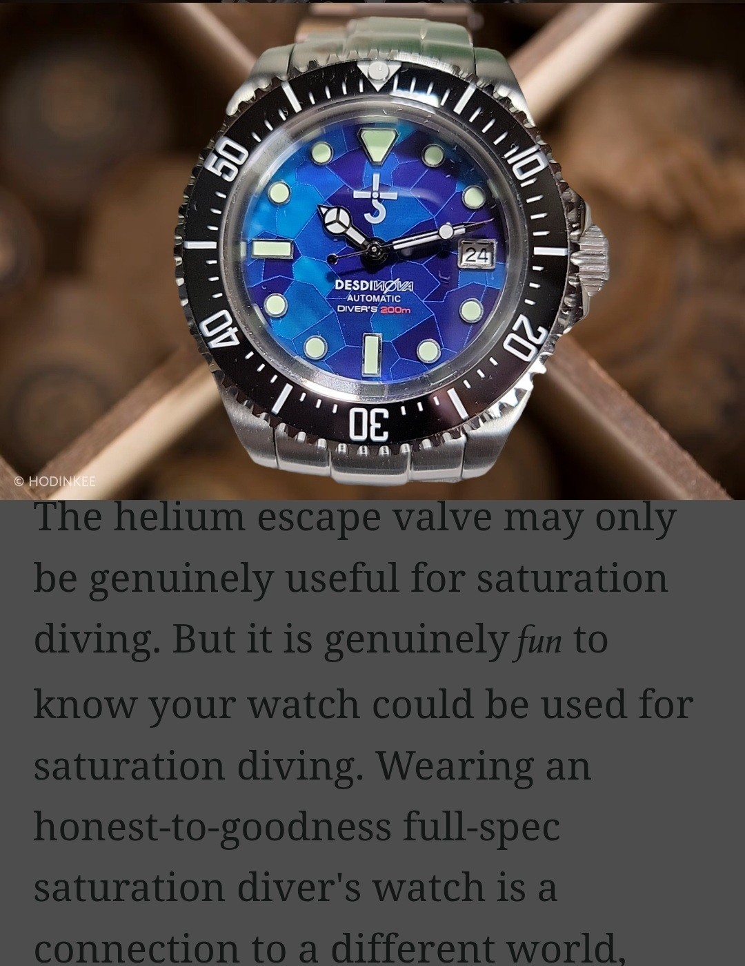 Mod Automatic Divers Watch 44mm SII NH35 With All the Titanium Improvements
