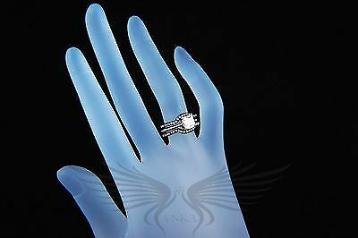 Brilliant 1.25Ct Cushion Cut Cubic Zircon CZ AAA Wedding Set 5 6 7 8 9 10 Tk1343