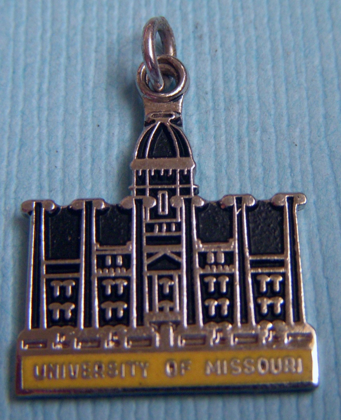 Vintage Kinney enamel University of Missouri sterling charm