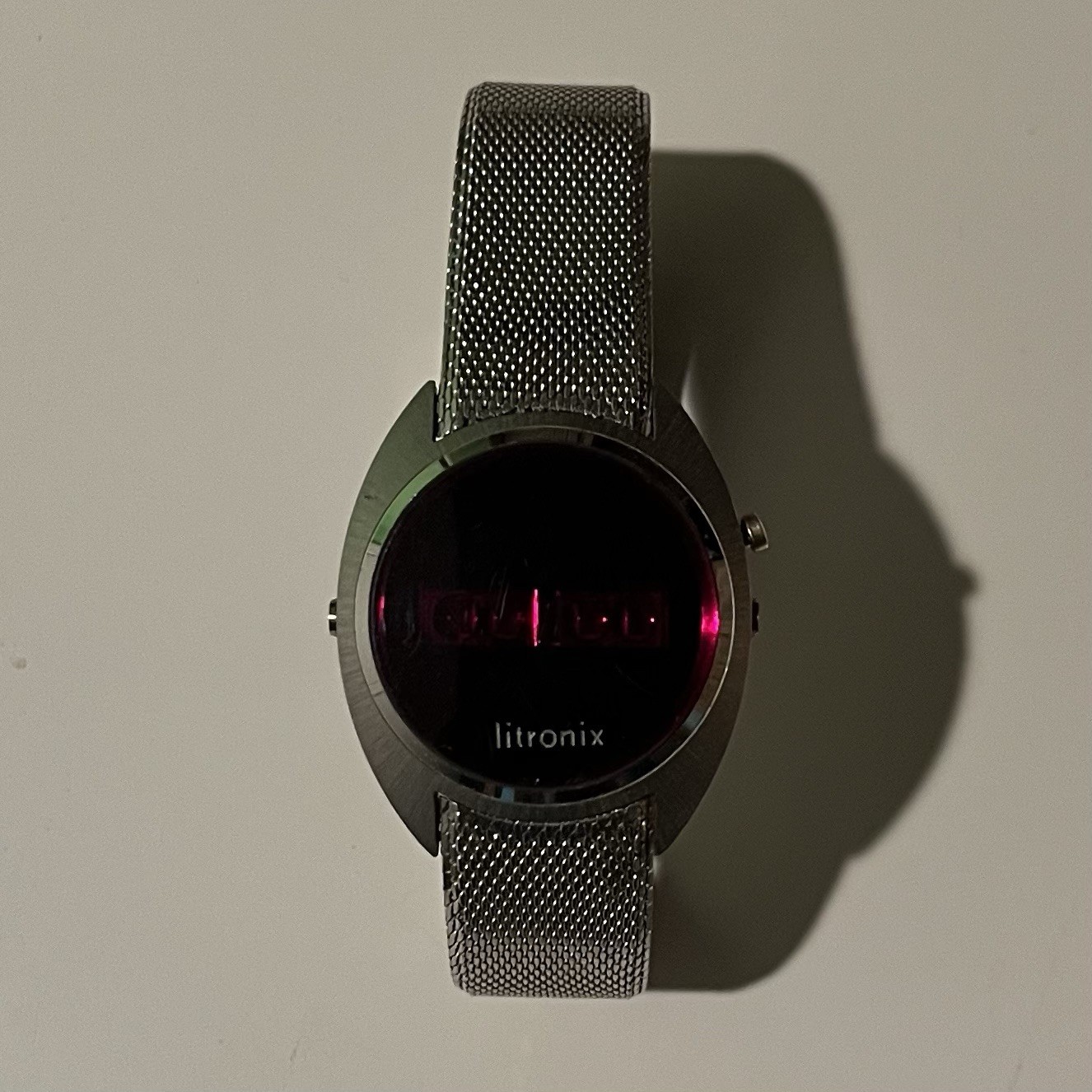 Litronix Red Vintage LED Digital Watch Untested Parts Only