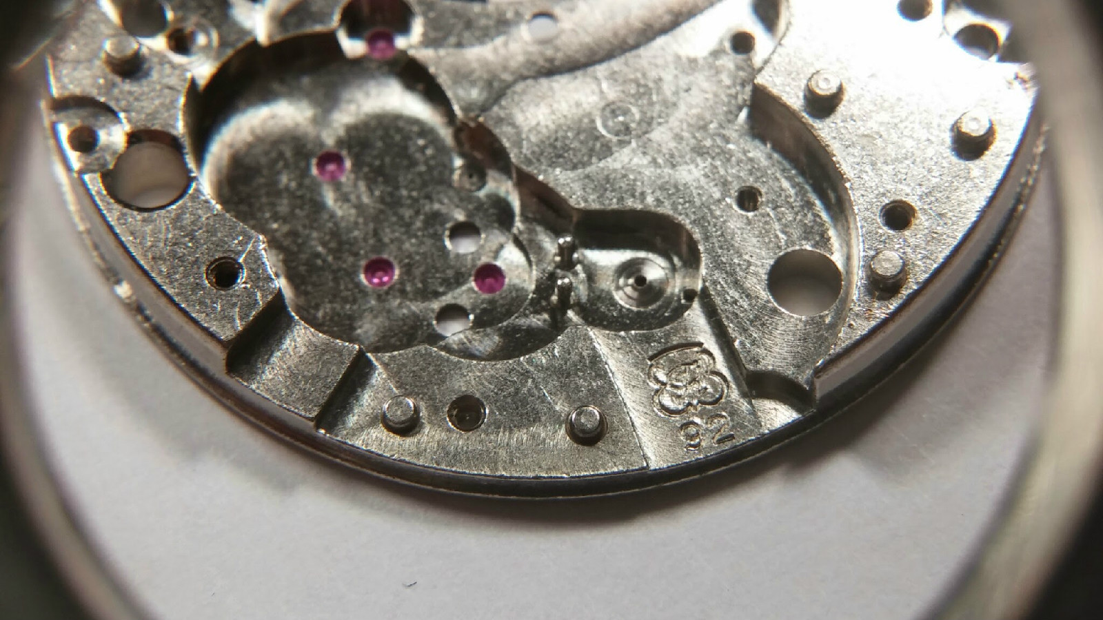 Valjoux 92 main plate part # 100 – Spare Watch Part used