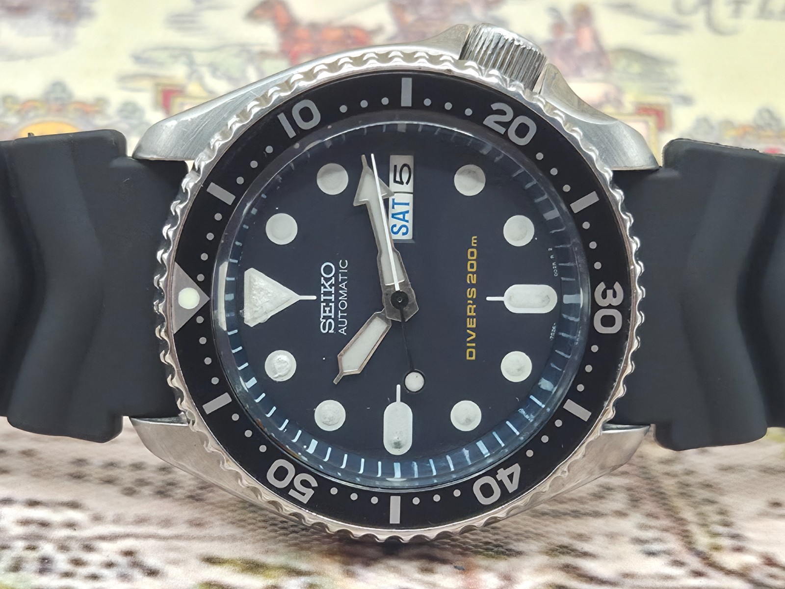 Seiko Automatic Watch SKX007 Mens Scuba Divers 200M 7S26-0020 c.June 1997 BOXED