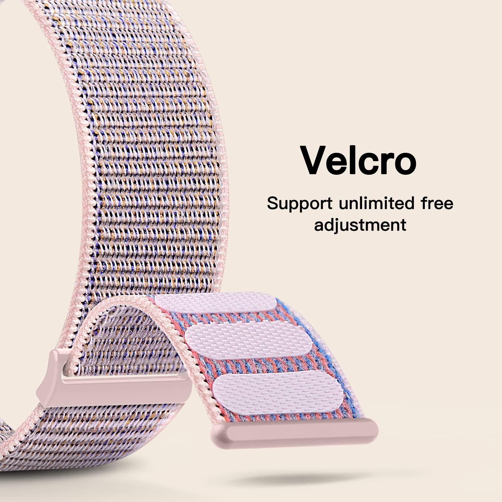 New Nylon Loop Strap Apple Watch Band 46mm 40mm Smart Belt Bracelet for Iwatch