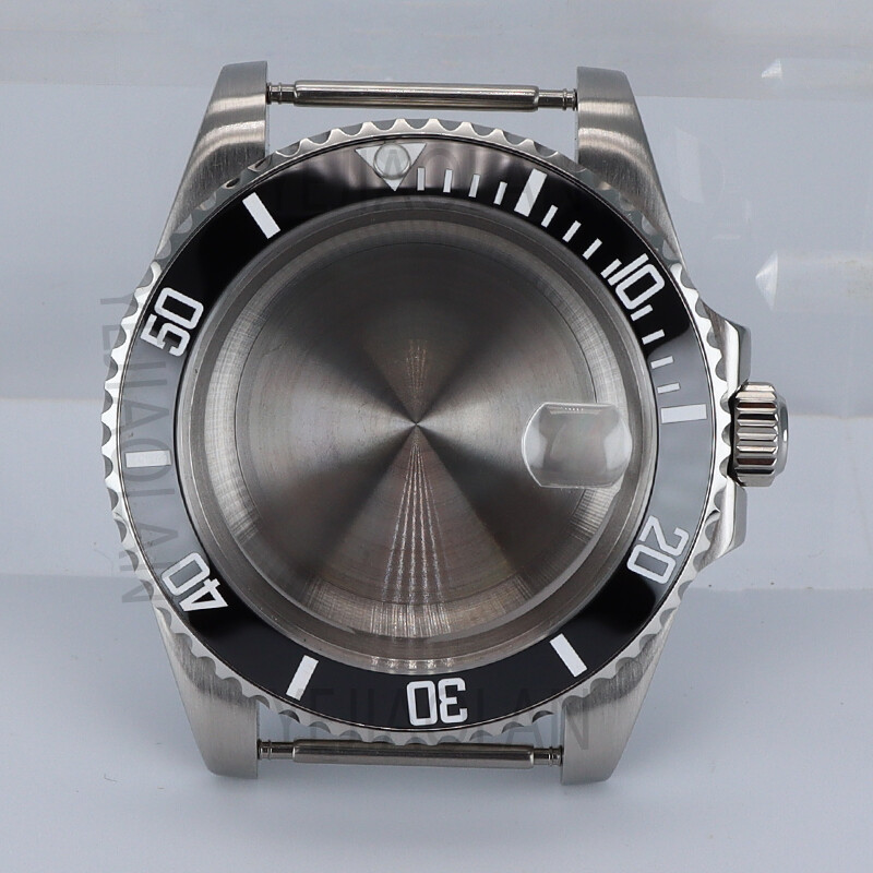 40mm Mechanical watch case Ceramic Rings Fit Nh 35 Nh36 Nh 38 Eta 2824 Movement