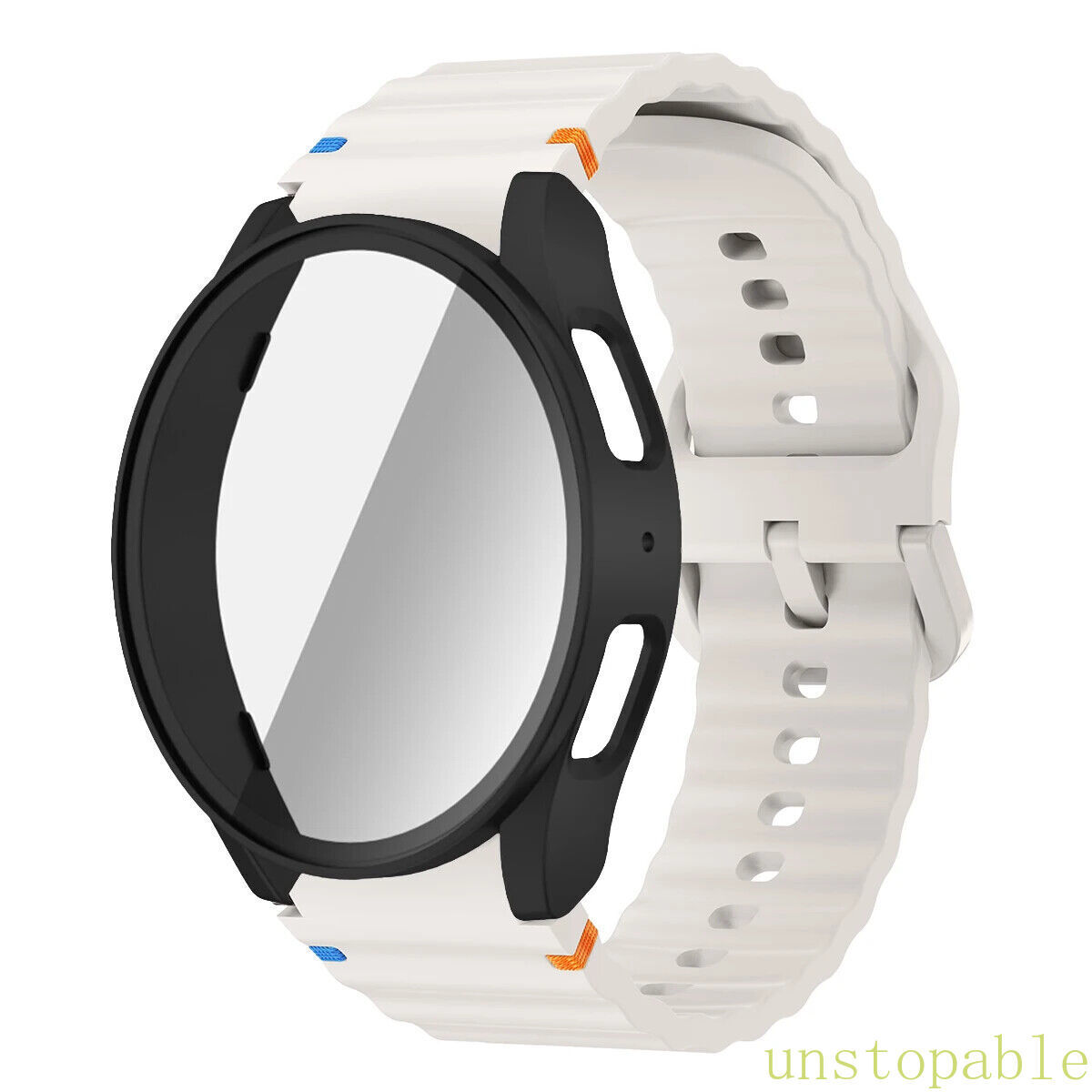 Sport Silicone Watch Band Strap+Case For Samsung Galaxy Watch 7/6/5/4/FE 40/44mm