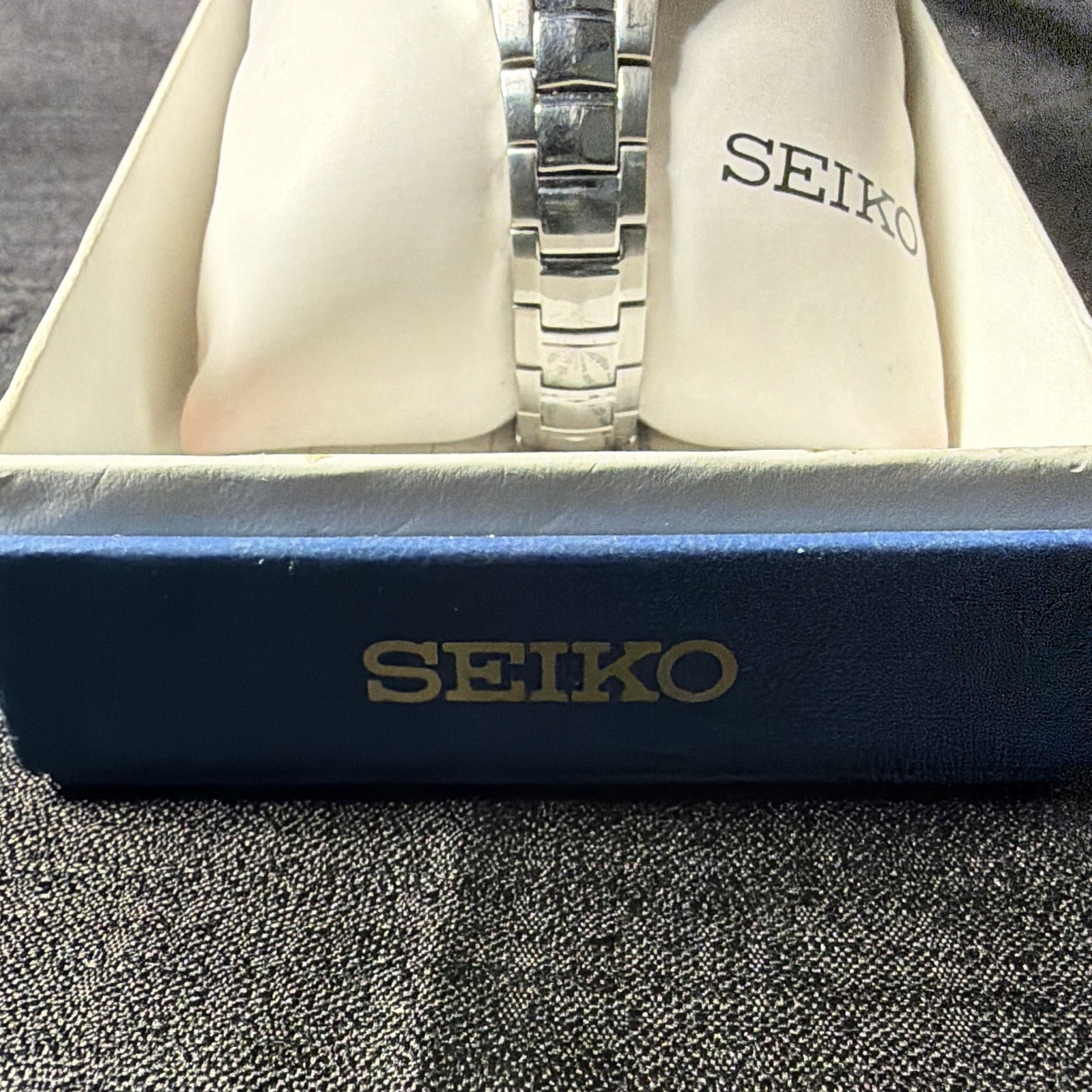 Seiko Coutura Women’s Pink Mother of Pearl Diamond Bezel 100M Quartz Watch