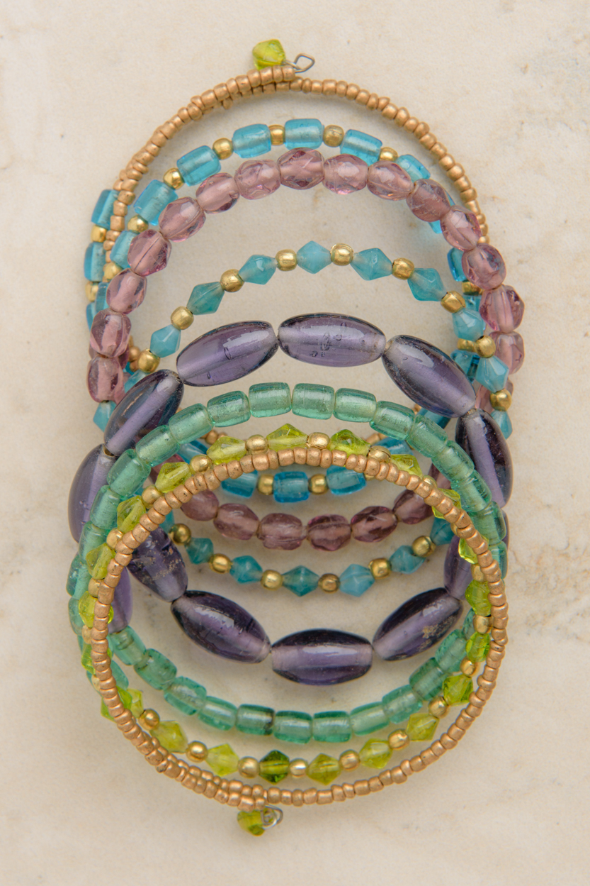 Beaded Wrap Bracelet Handmade in India by Artisans Fair Trade