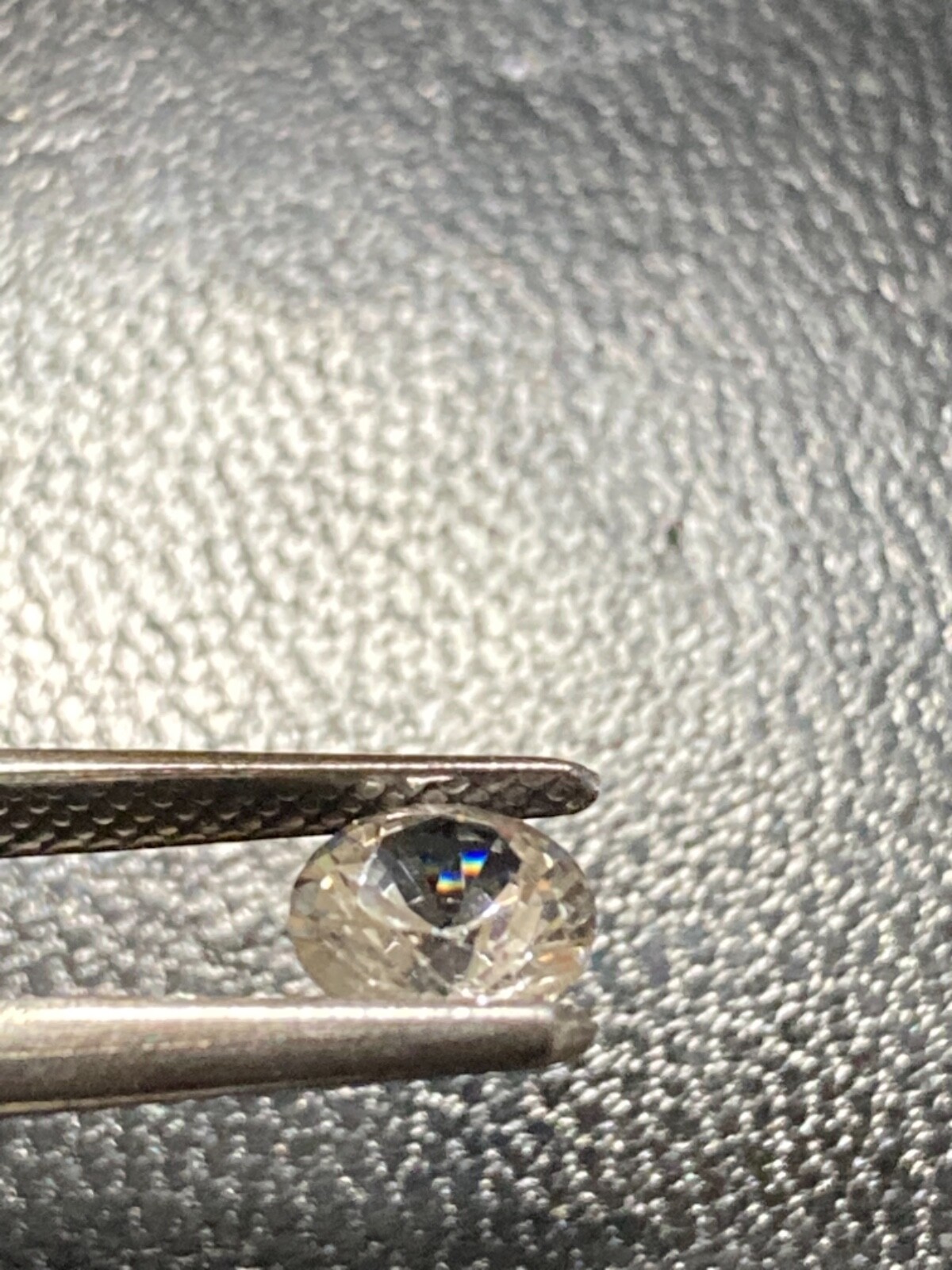 YAG Yttrium Aluminum Garnet 6.0mm Round Brilliant Colorless Loose Stone 1.10 cts