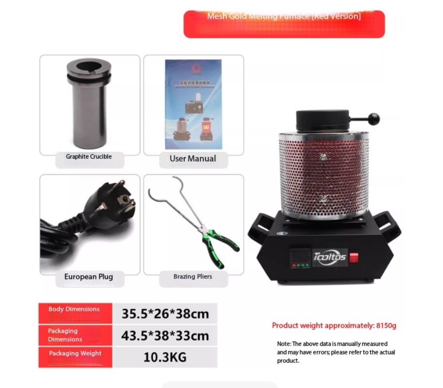 Mesh-type Melting Furnace Gold Melting Furnace Metal Melting Furnace Small-scale