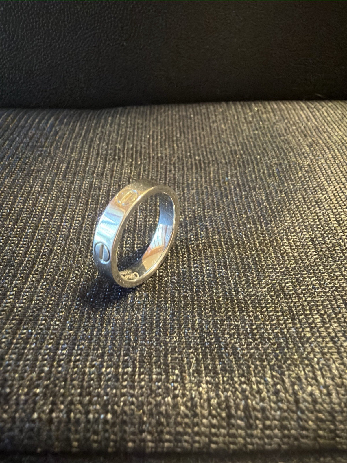 Cartier Love Ring 18K White Gold Size 7