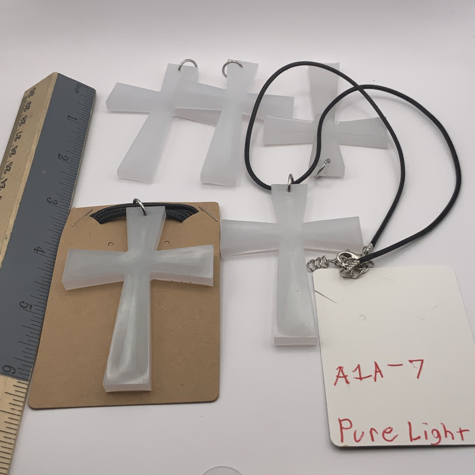 House Of David Handmade Cross Necklace Pure Light Bulk Available