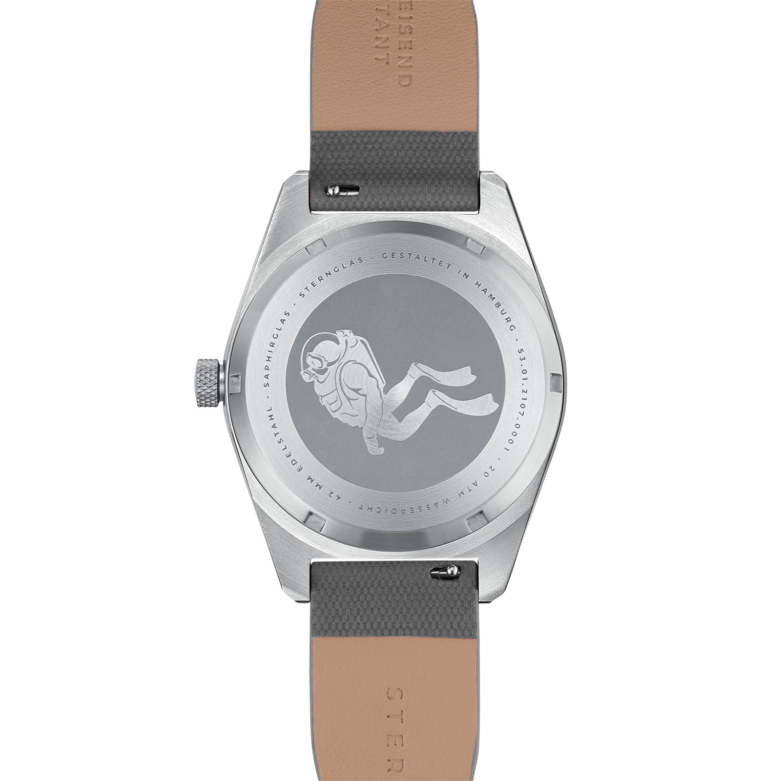 STERNGLAS Marus Sport Pepsi Automatic 42 mm + Bracelet & 3 straps