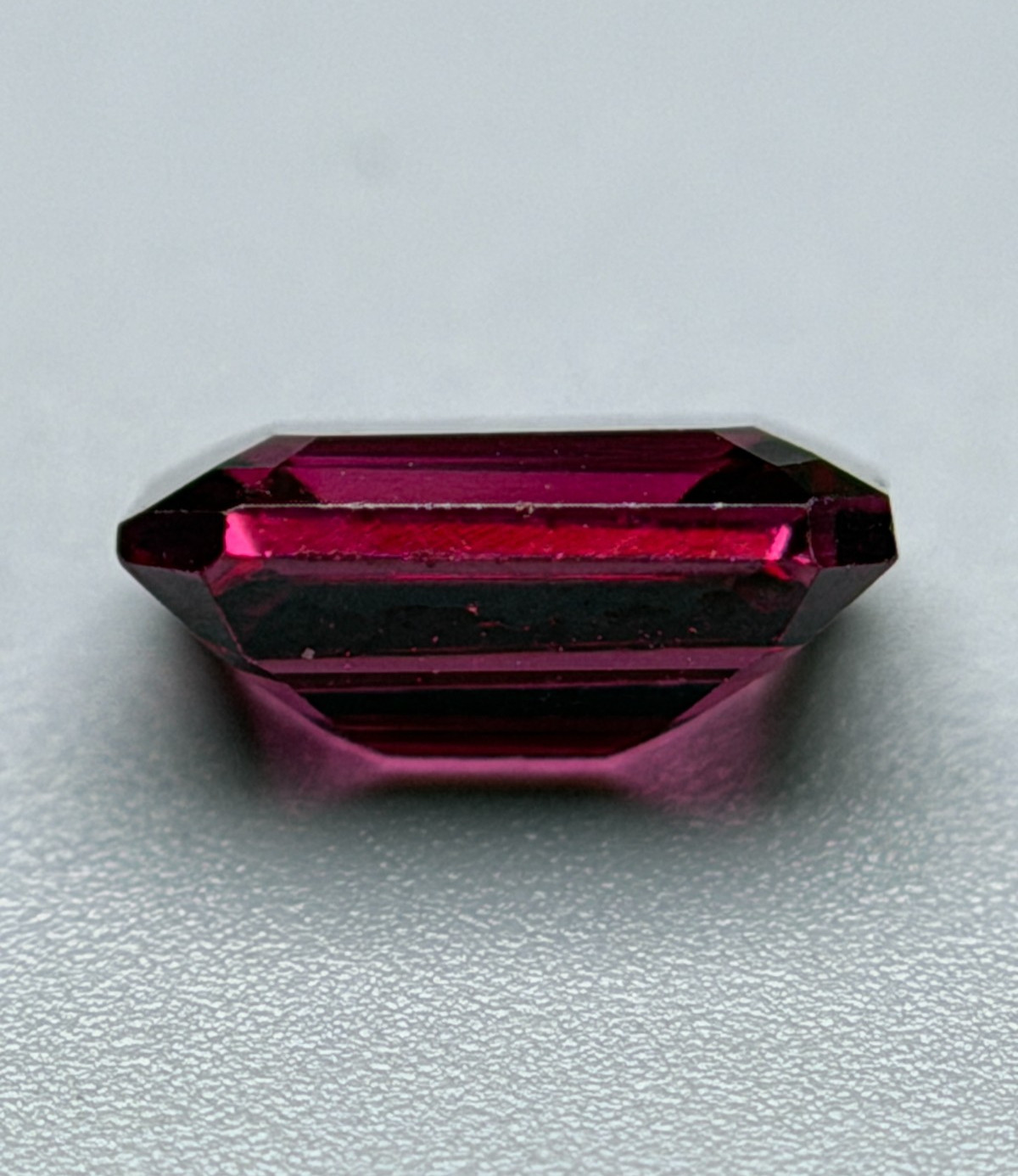 GIA Certified Natural 1.13 Ct Octagonal Red Pyrope-Almandine Garnet Gem Stone